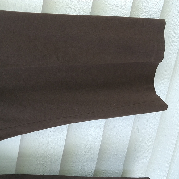 NINE WEST BROWN SLOUCHY CYNDI DRESS SLACKS - Picture 4 of 9